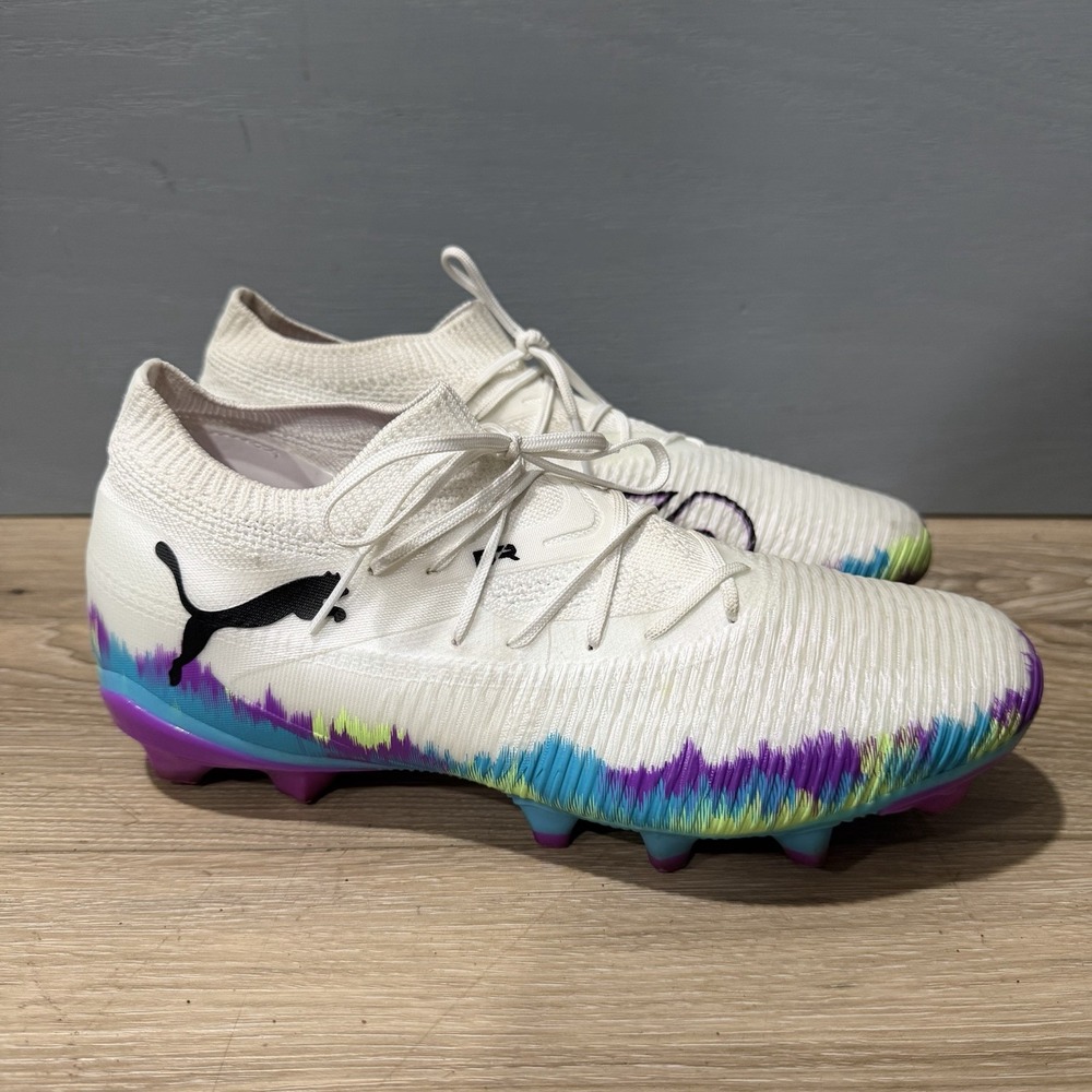 PUMA Future 7 Match Brilliance FG/AG Soccer Cleats White Women 9 108770-01